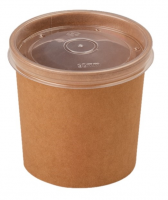 Упаковка для супов, каш, мороженого ECO SOUP ECONOM 12С крафт (70*85)