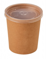 Упаковка для супов, каш, мороженого ECO SOUP ECONOM 16С крафт (75*100)