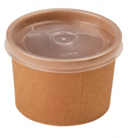 Упаковка для супов, каш, мороженого ECO SOUP ECONOM 8С крафт (75*60)